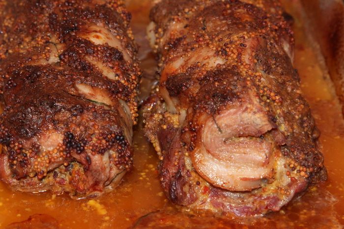 Рулет из подчеревины