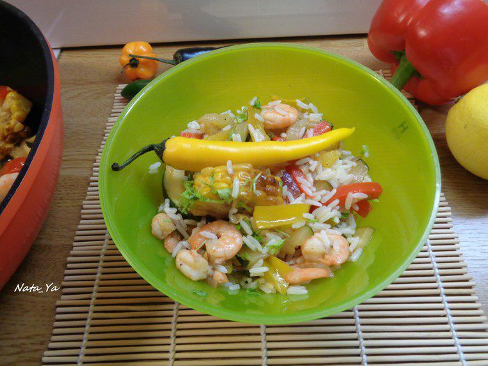 Соте из креветок &amp;quot;Тайский стиль&amp;quot;