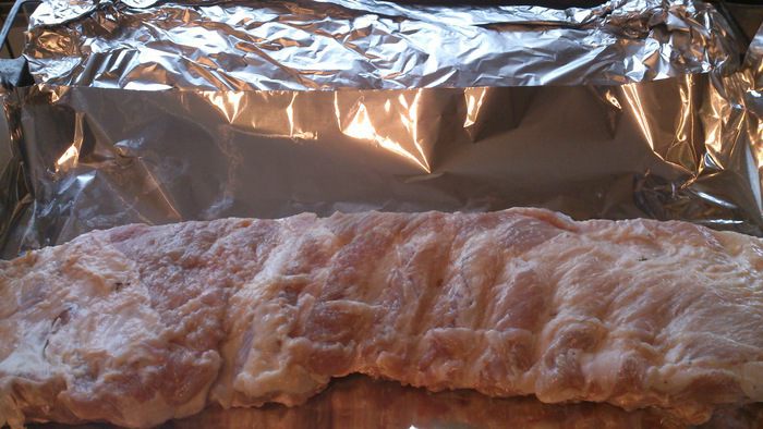 Ребра с клюквенным соусом