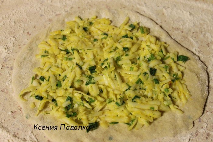 Печеные пирожки-лепешки 