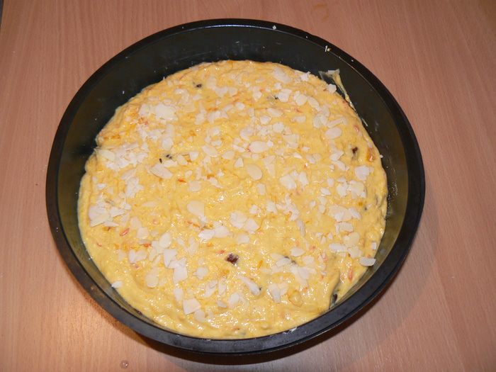 Тыквенный кекс с апельсином и финиками
