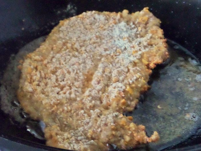 Отбивные в хрустящей корочке с рисом