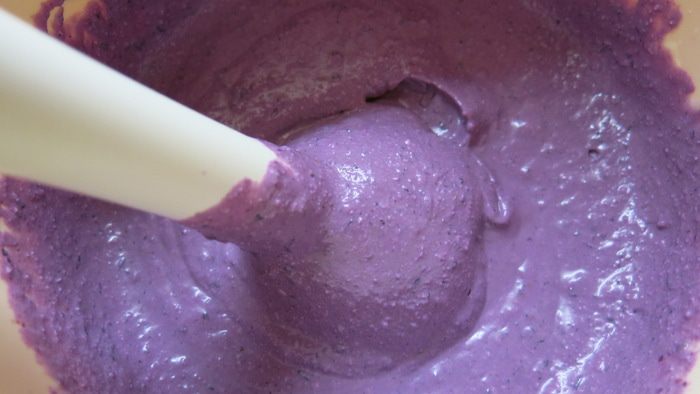 Десерт &amp;quot;Снежная чернично-ванильная вершина&amp;quot;