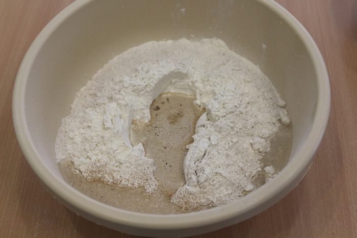 Пшенично-ржаной хлеб с тыквой