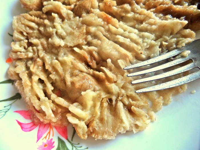 Оладьи из двух продуктов