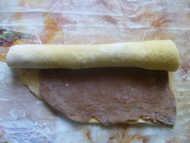 Двухцветные куличи