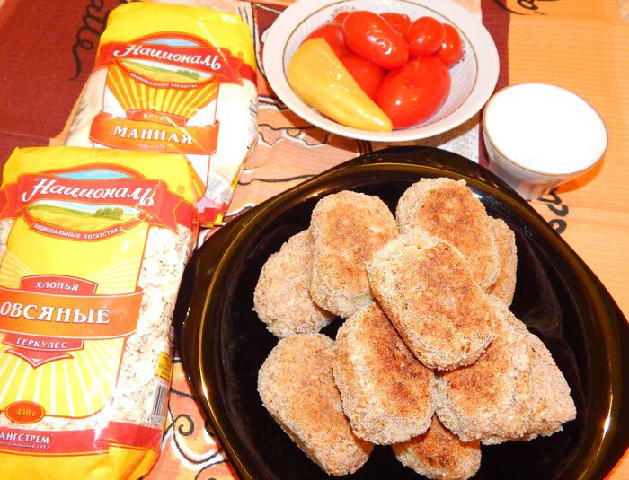 Постные котлеты из гречки и картофеля