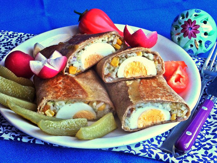 Закуска в тортилье