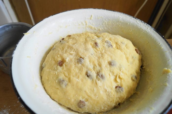 Кулич Пасхальный на взбитых яйцах с заварной глазурью