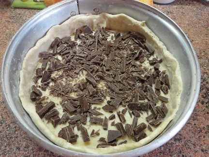 Грушевый пирог с шоколадом