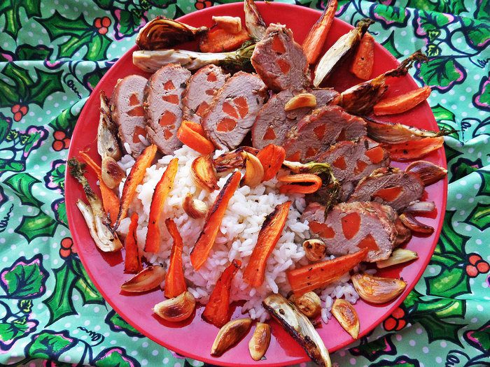 Свинина с морковкой к рису
