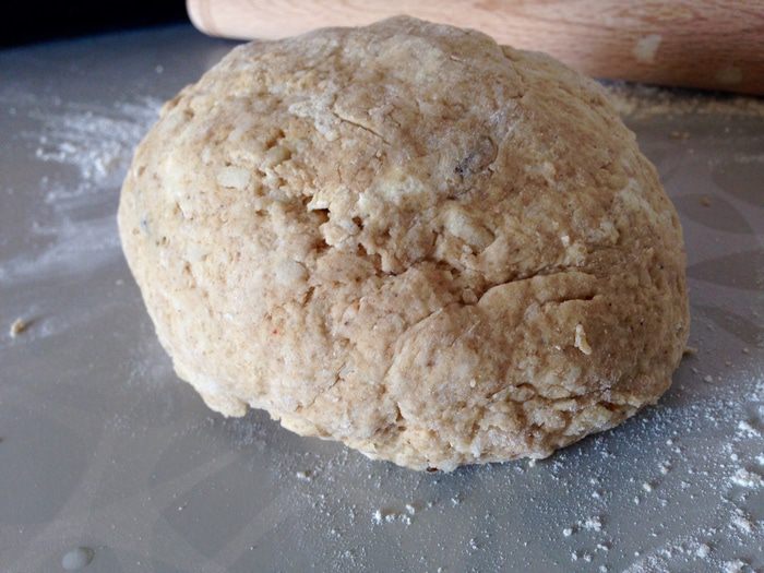 Цельнозерновые сконы с яблоком