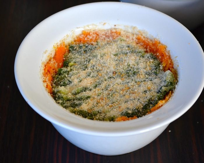 Морковная мини-запеканка