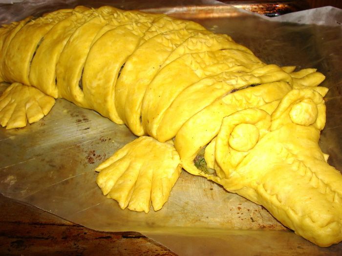 Кулебяка с картофелем и лесными грибами &amp;quot;Крокоша&amp;quot;