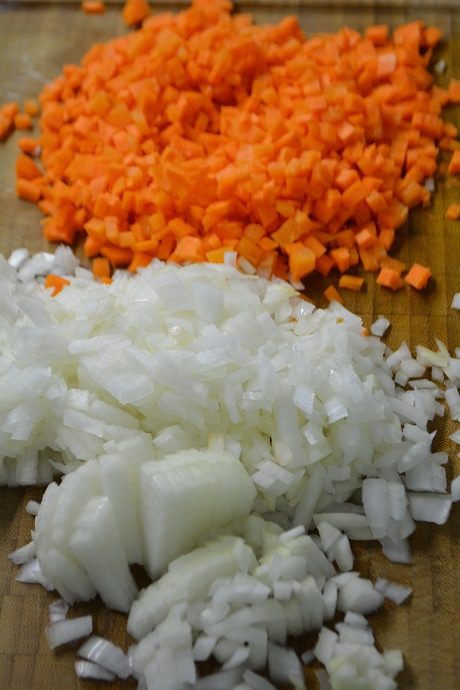 Булгур с овощами и куриной грудкой