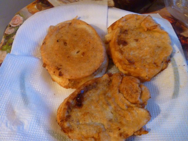 Мясные улитки в кляре