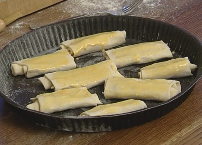 Булочки с шоколадом