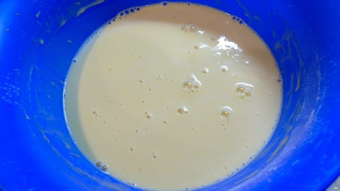 Лимонные блины с кокосово-лимонным кремом