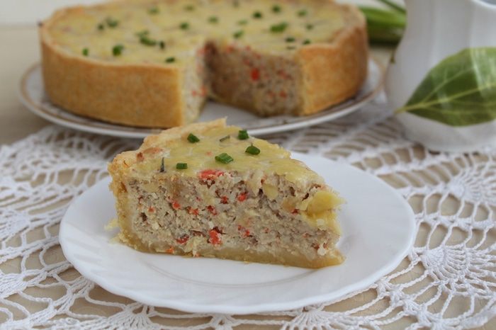 Пирог-суфле с рыбой