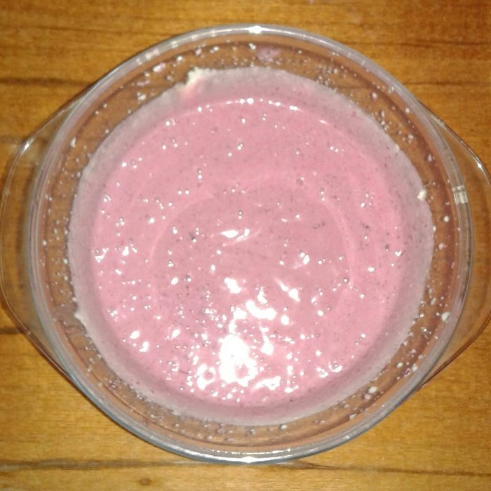 Творожно-ежевичное желе