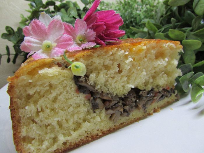 Сладкий пирог с яблоками и клюквой
