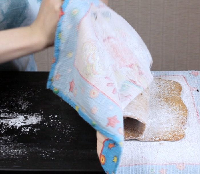 Рождественское полено со вкусом пряника