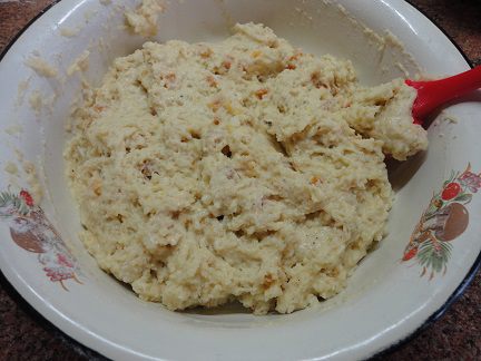 Яблочные кексы с курагой
