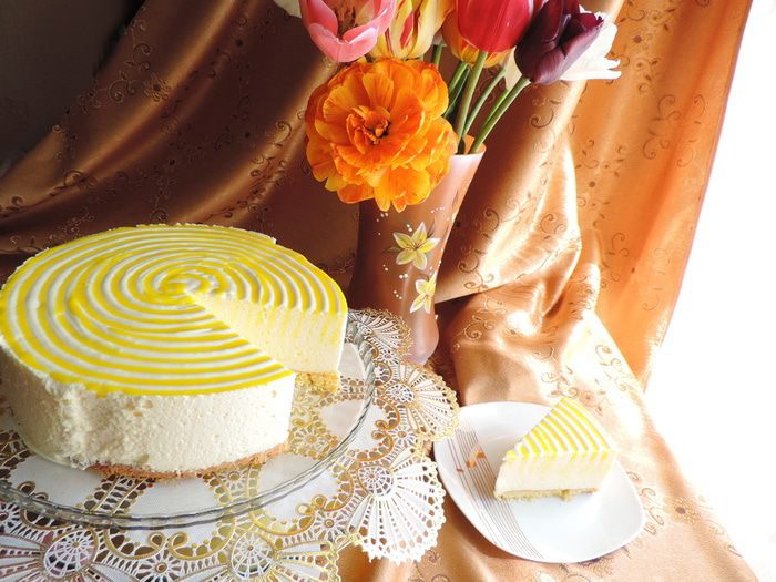 Лимонный торт-десерт &amp;quot;Полночь в Париже&amp;quot;