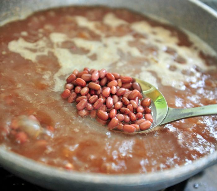 Тыквенный кекс с красной фасолью