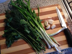 Горячий салат