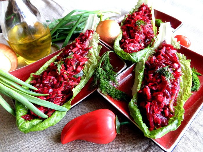 Свекольный салат &amp;quot;Лодочки&amp;quot;