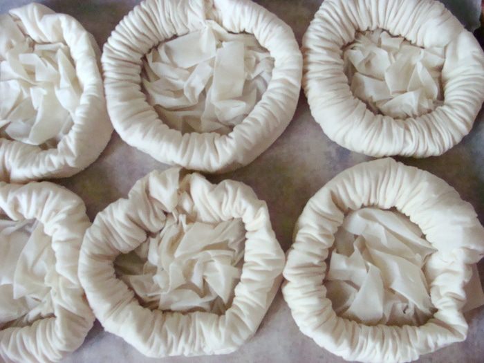 Тарталетки из теста фило (оригинальная формовка)