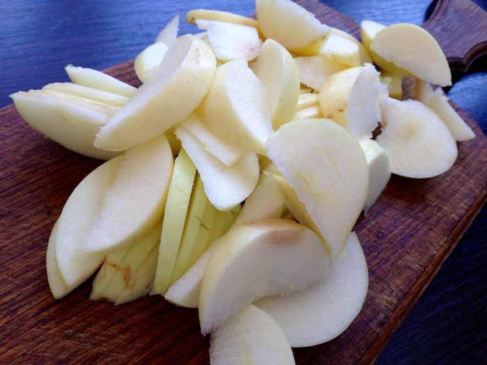 Овсяная галета с яблоками