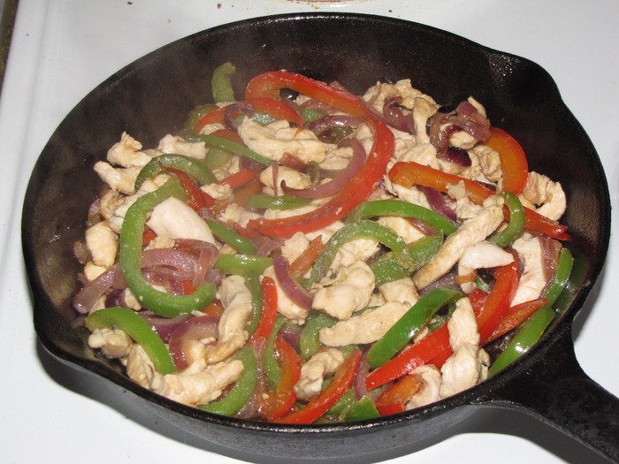 Фахитас с курицей