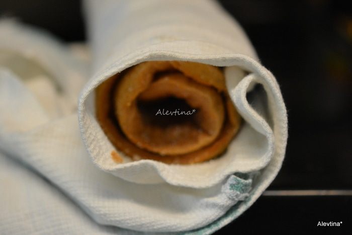 Рулет со швейцарским маслянным кремом