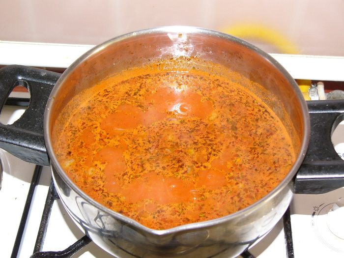Суп из макарон (Şehriye çorbası)