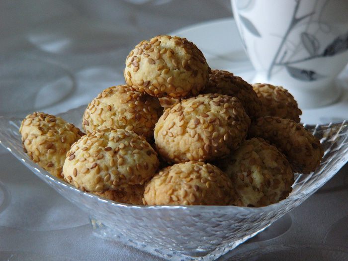 Печенье с кунжутом