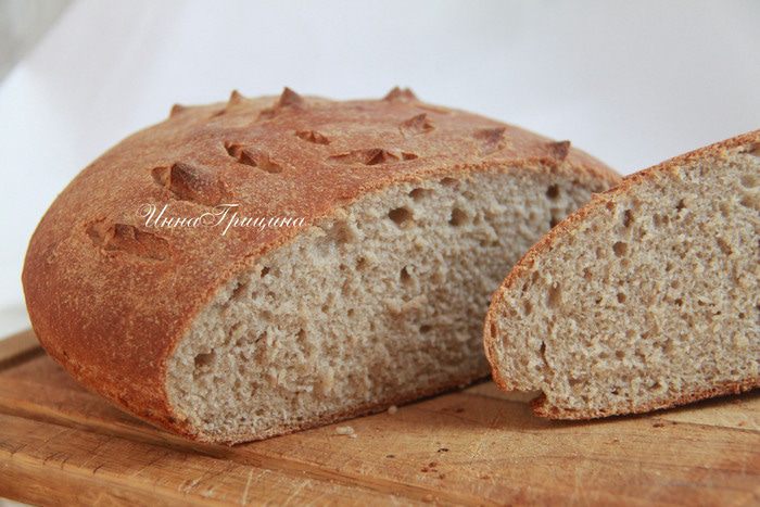 Каравай на хмелевой закваске