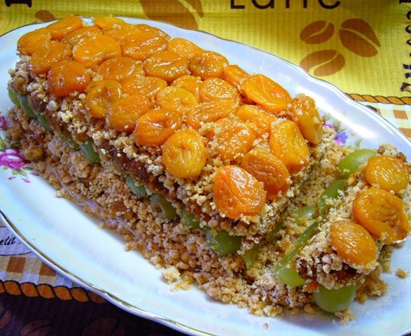 Марципановое полено