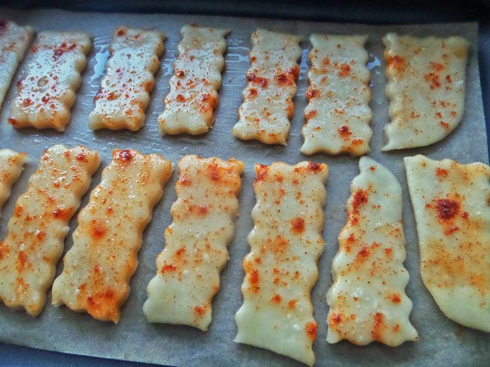Постные крекеры (сладкие и соленые)