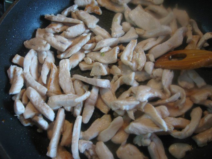 Курица с овощами  в кисло-сладком соусе