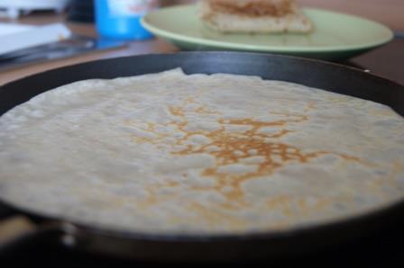 Блинчики из гречневой муки с коньяком