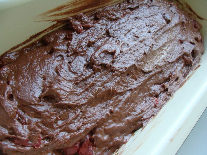 Кофейно-вишневый кекс 