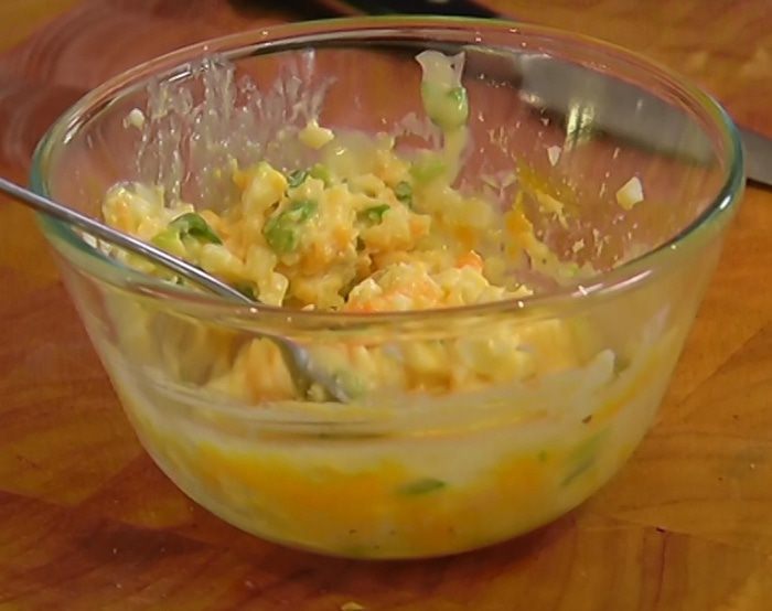 Бутерброд с яйцом и домашним майонезом 