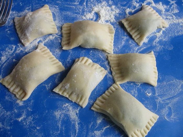 Жареные швабские пельмени Маульташен (Maultasche)