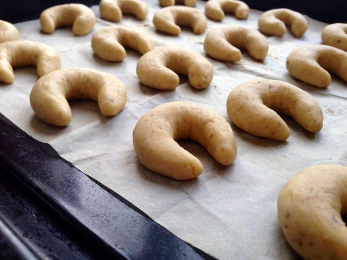 Орехово-ванильные рогалики