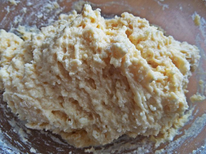Булочки с начинкой на творожном тесте