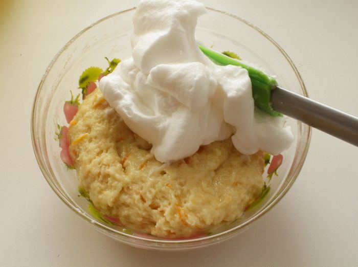 Апельсиновый кекс на белках