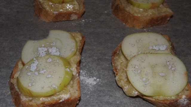 Запеченные фруктовые гренки