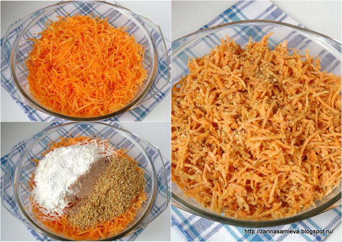 Швейцарский морковный торт